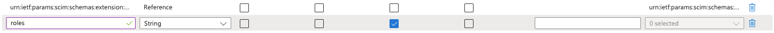 Adding the roles attribute in Entra ID