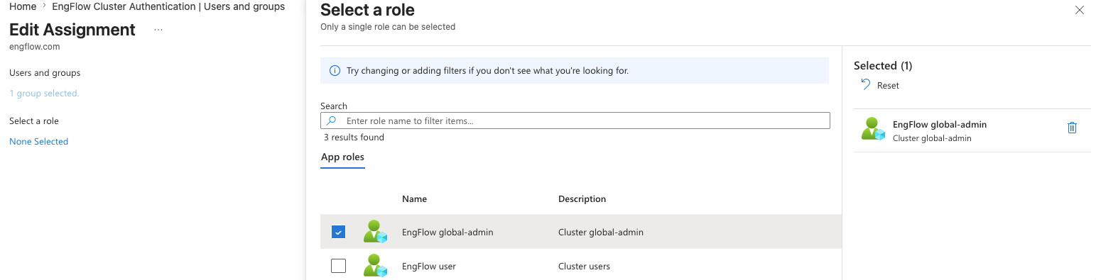 Assigning an app role to an Entra ID group